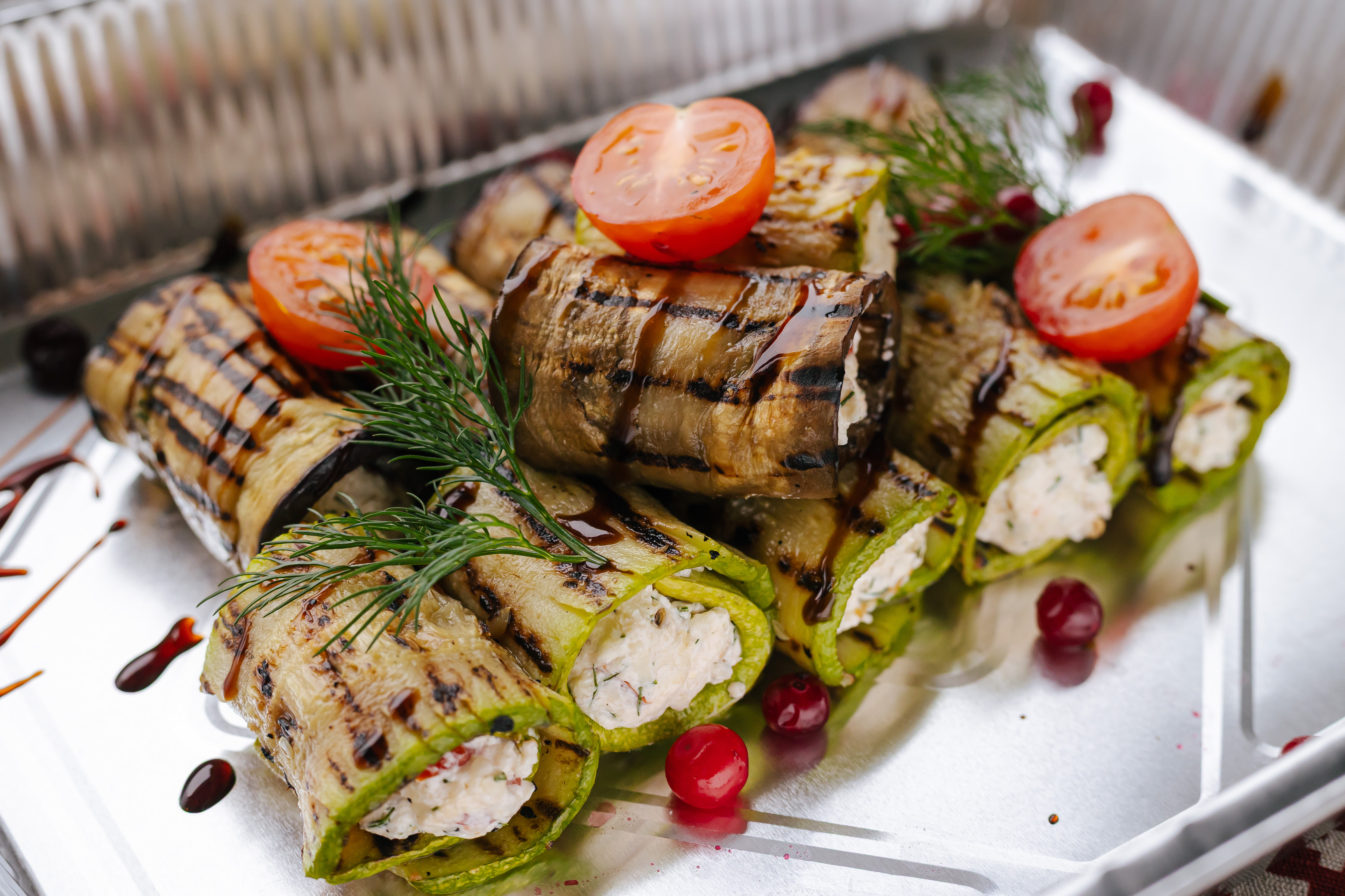 Рулетики из баклажанов с сыром 1 кг