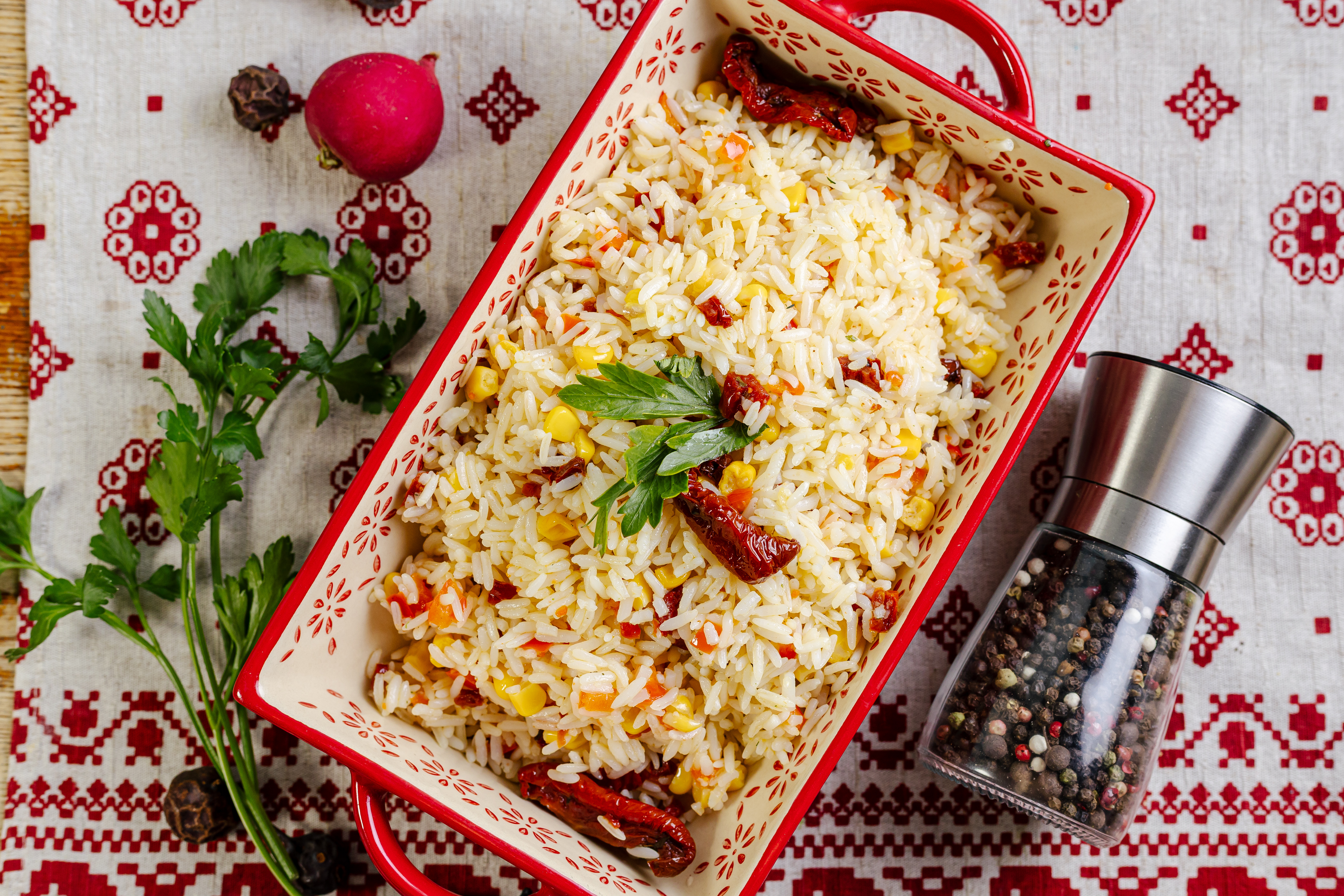 Рис с вялеными томатами 150 г.