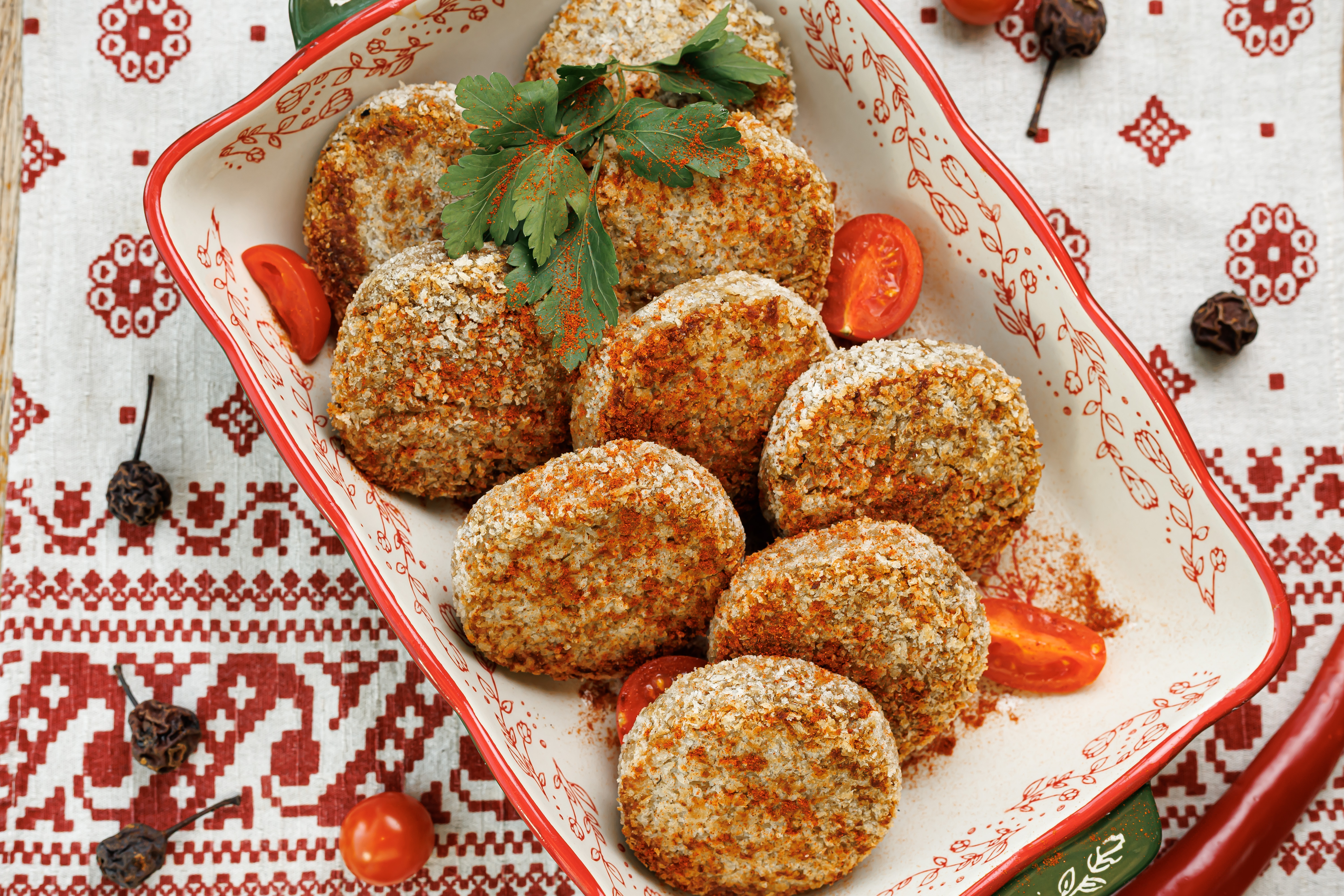 Биточки из чечевицы