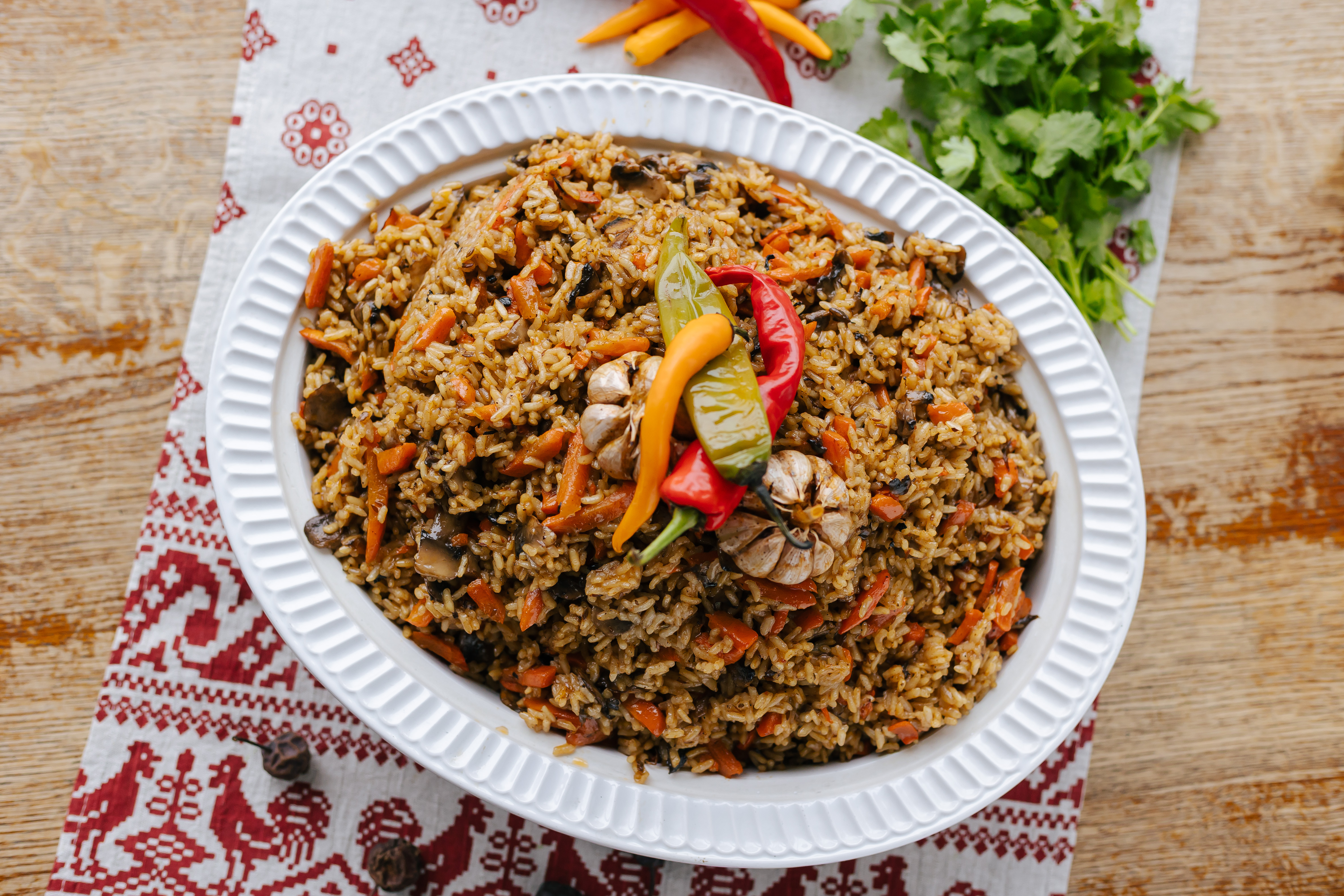 Плов с грибами 250 г.
