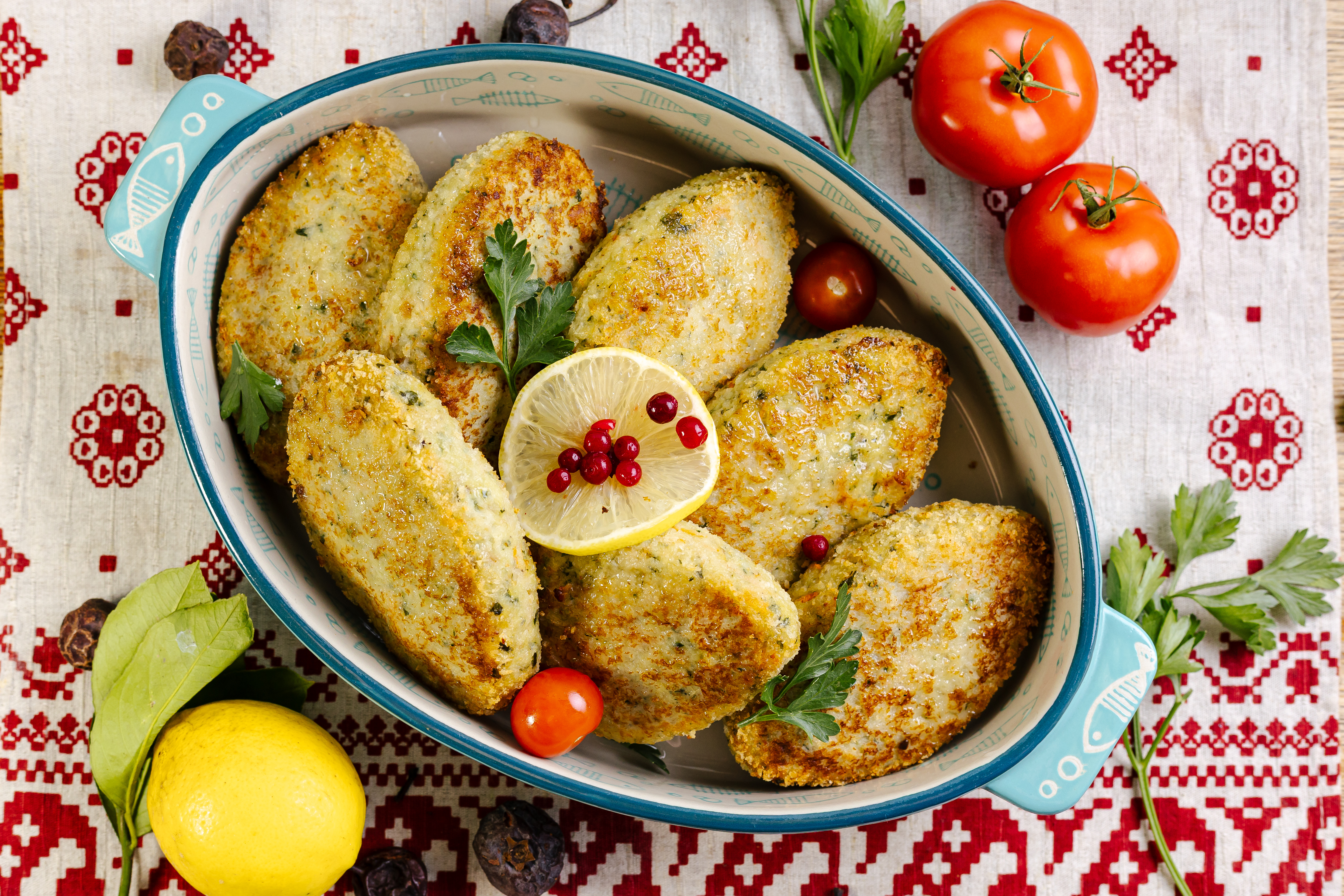 Котлеты из палтуса