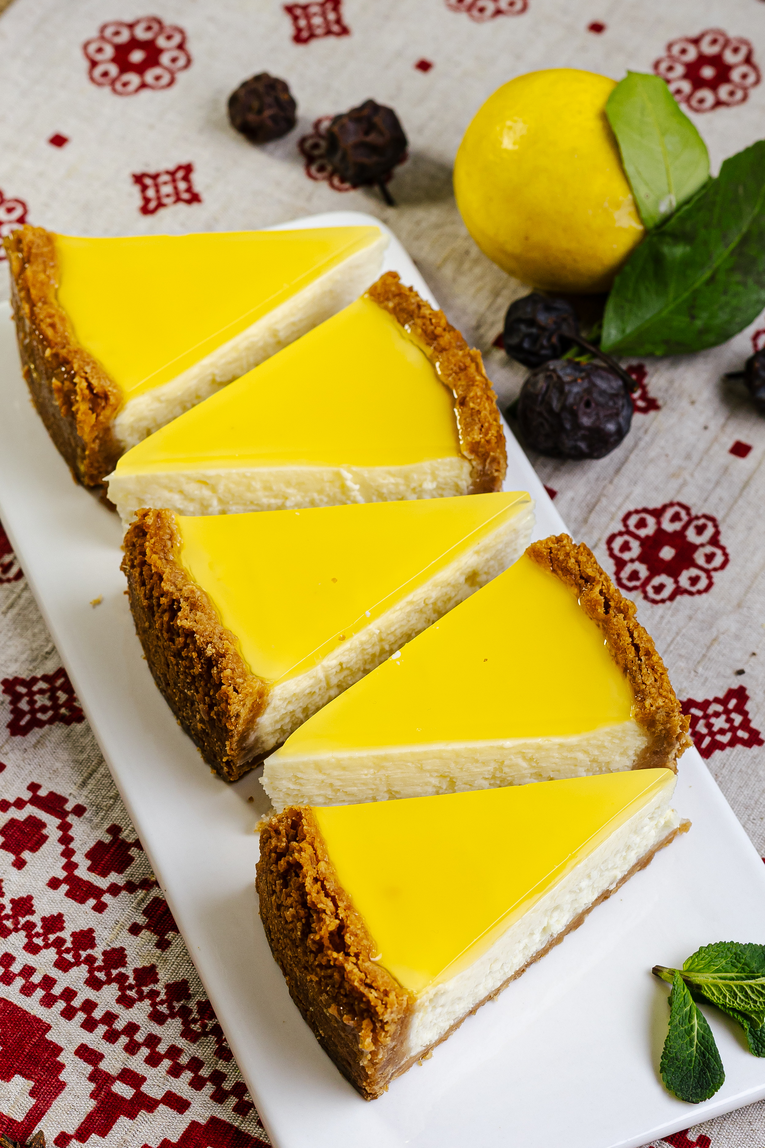 Торт Чизкейк с хурмой