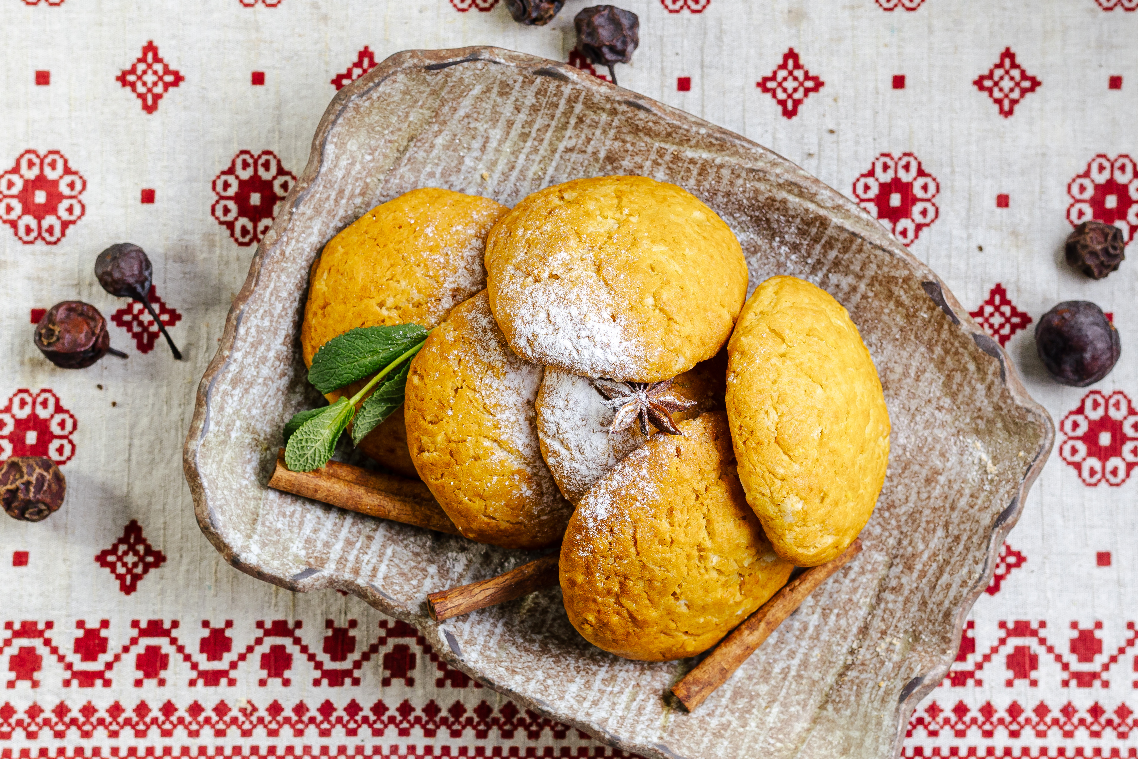 Печенье апельсиновое постное