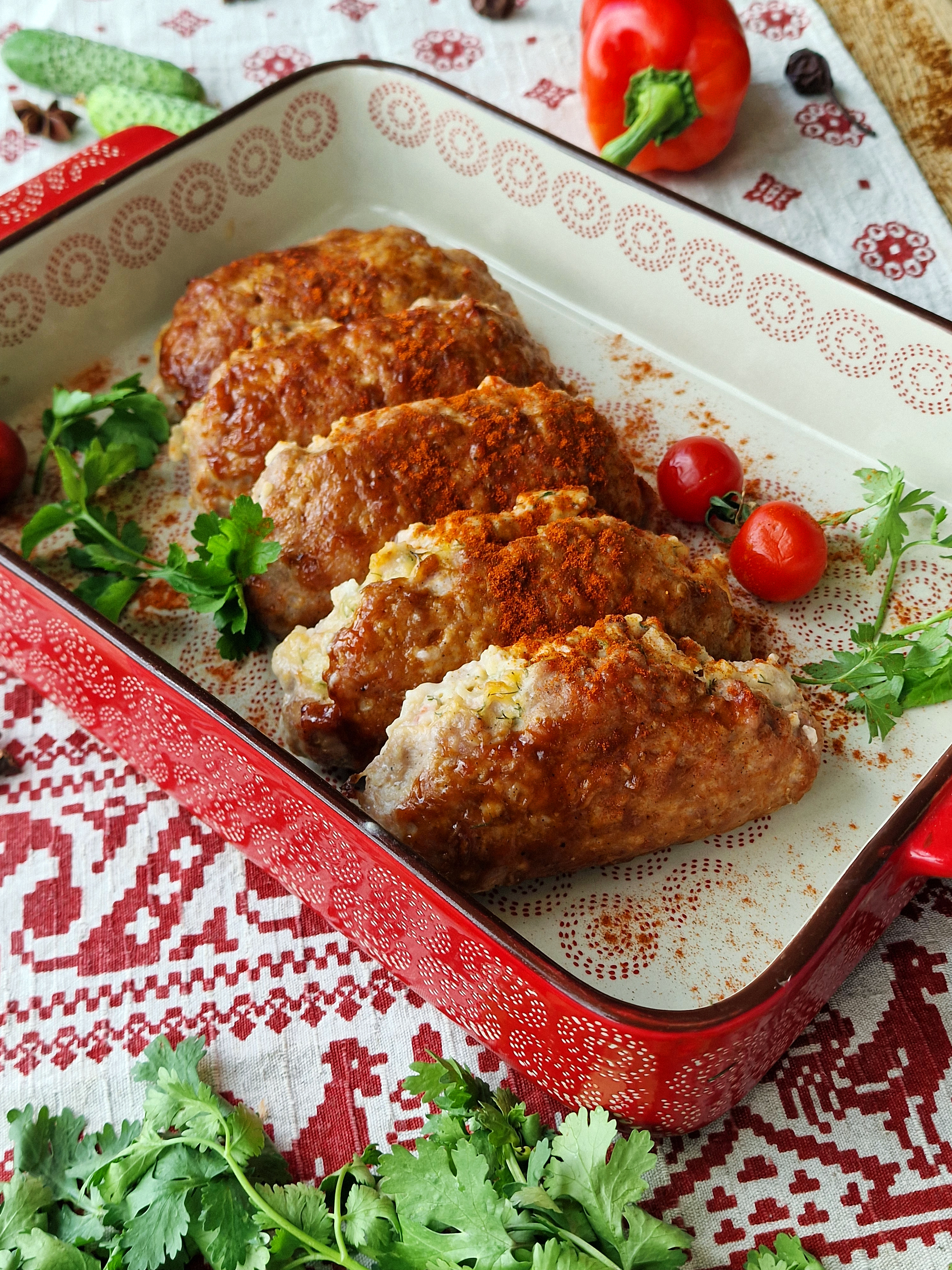 Мясной сочник с ветчиной 180 г.