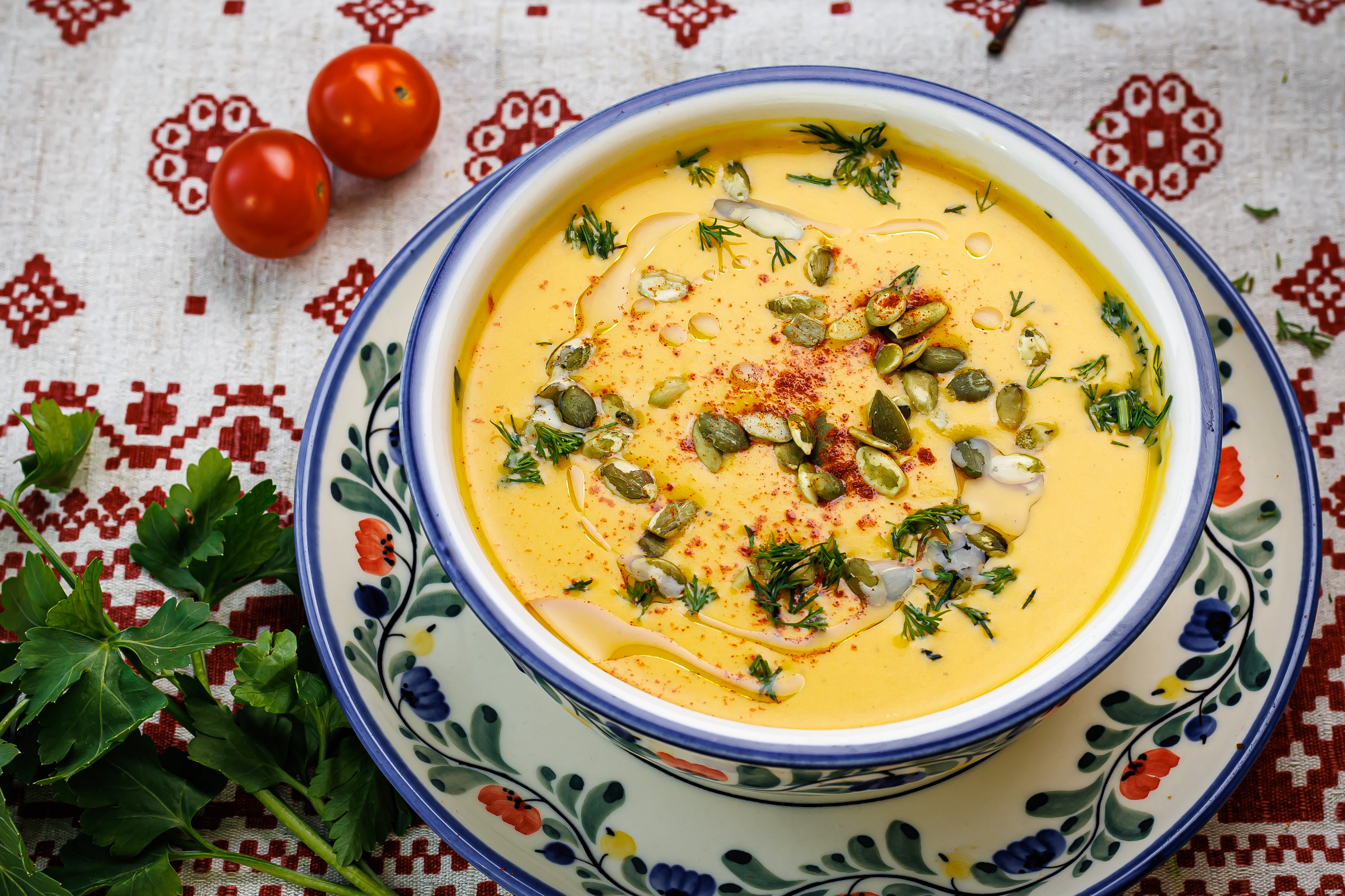 Суп-крем тыквенный постный 250 мл, порц