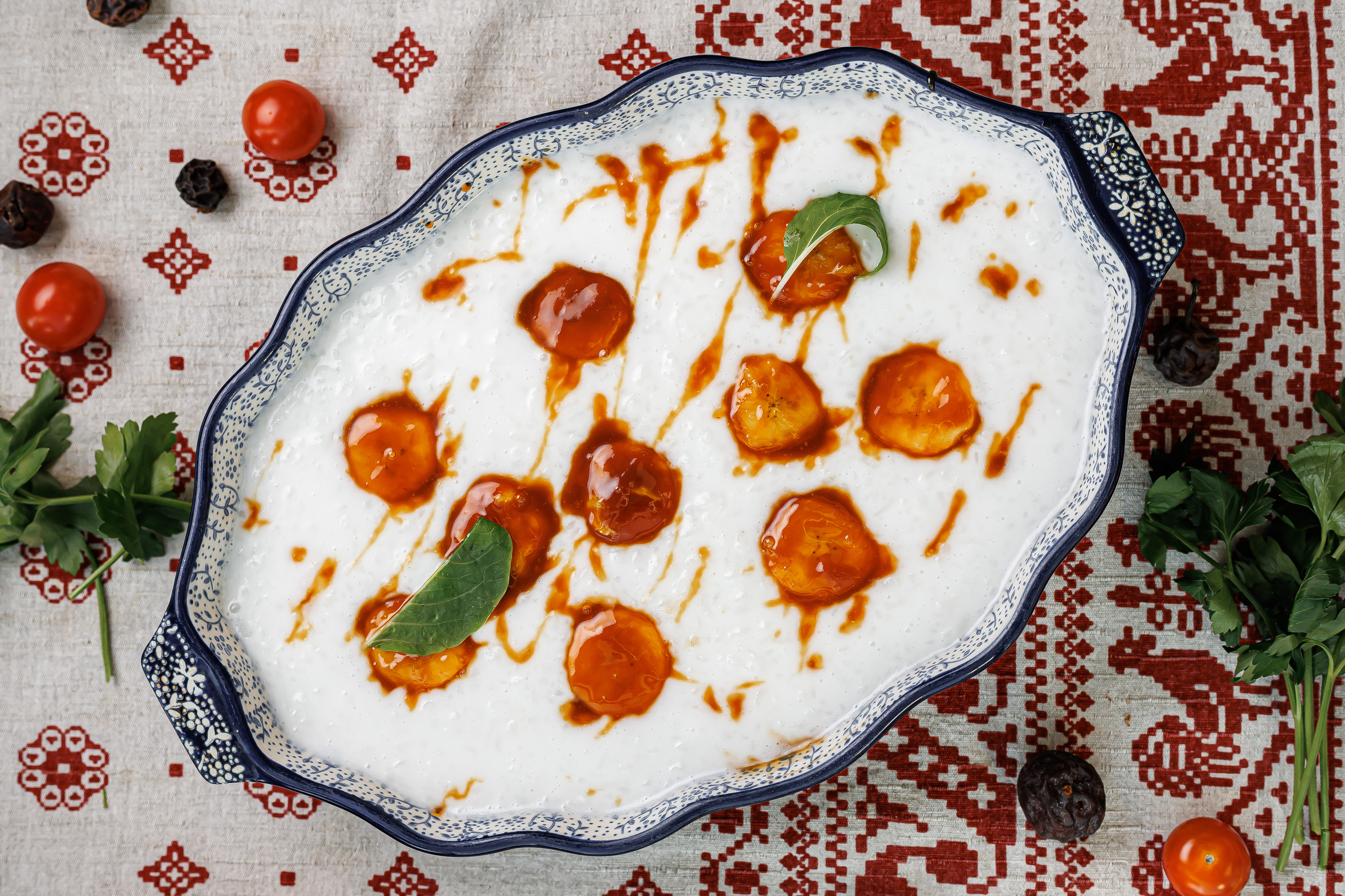 Каша рисовая на кокосовом молоке с бананами