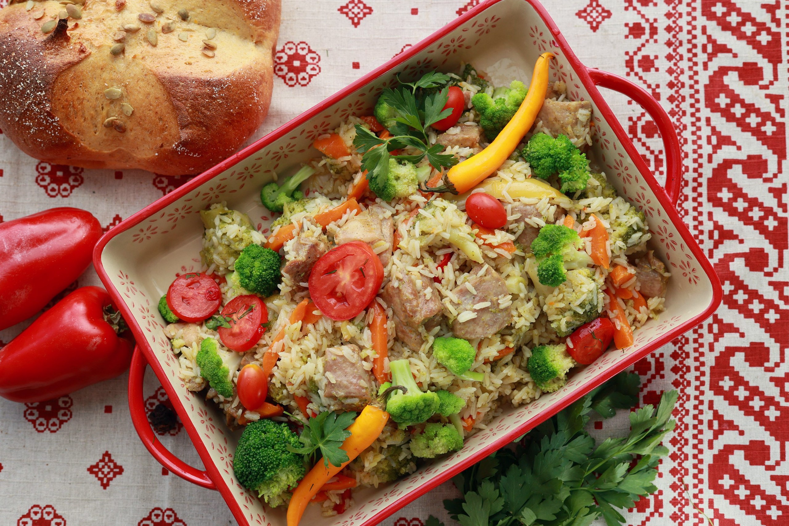 Соте с индейкой и овощами 250 г.