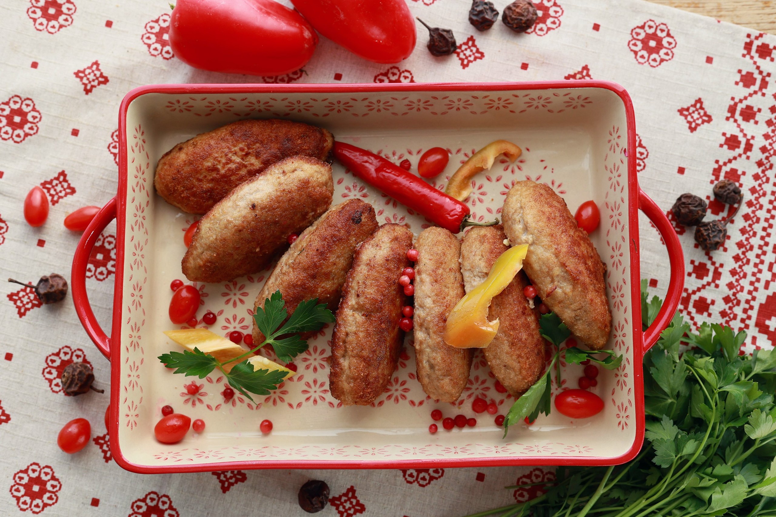 Котлета из курицы жареная 120 г. 1 шт.
