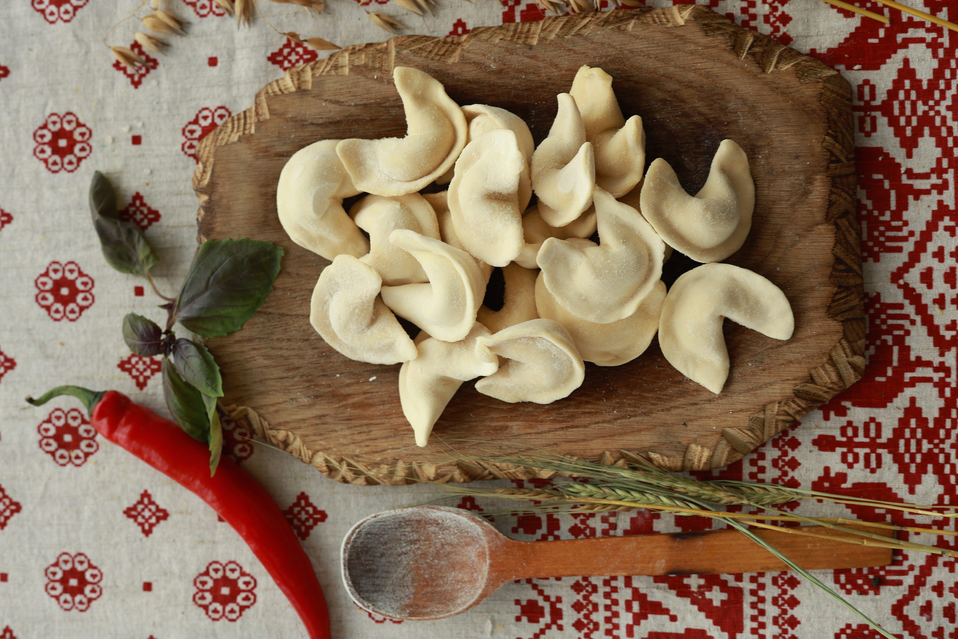Вареники картофель/лук замороженые