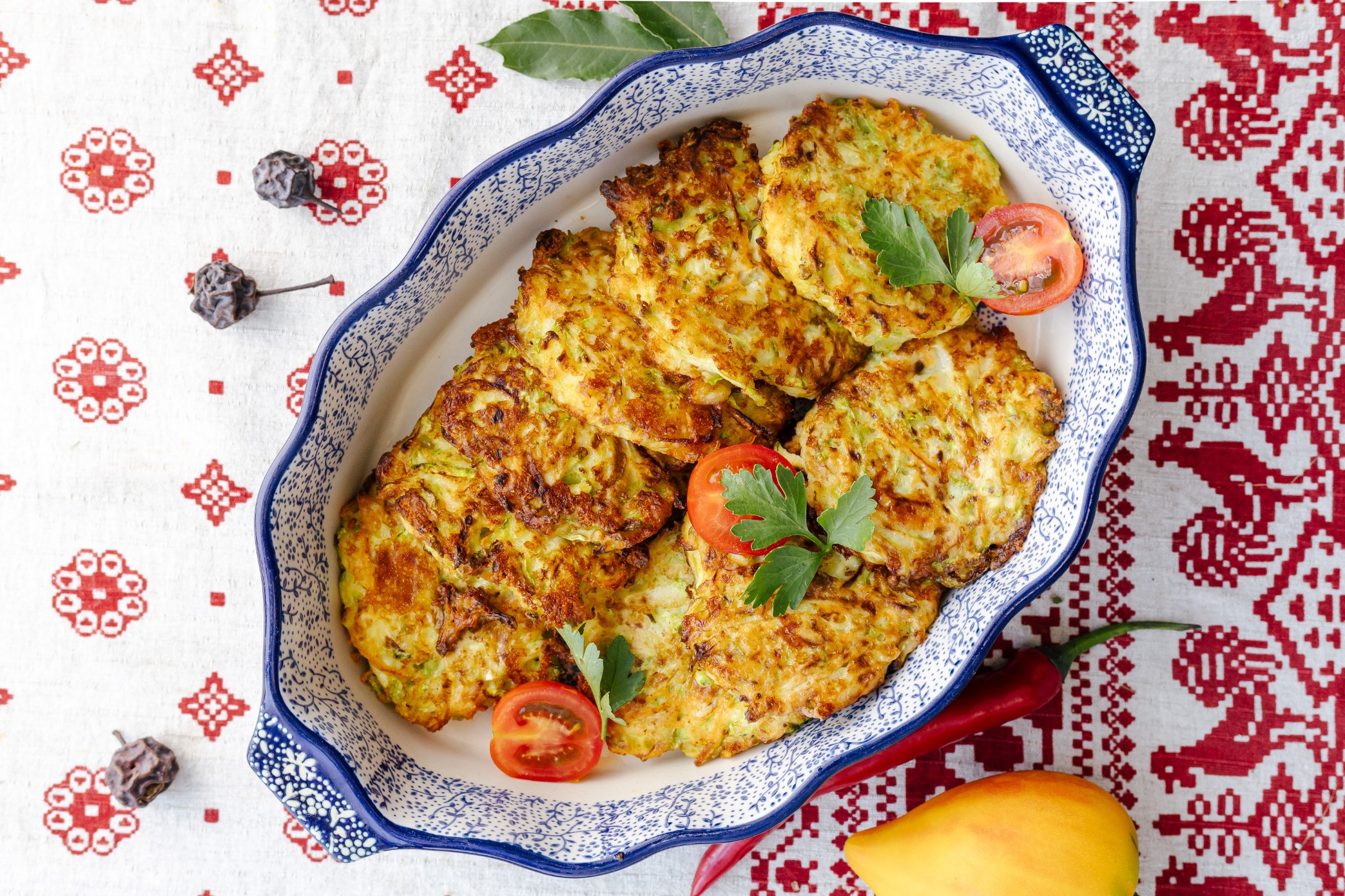 Оладьи из кабачка с сыром 150 г. 1 шт.