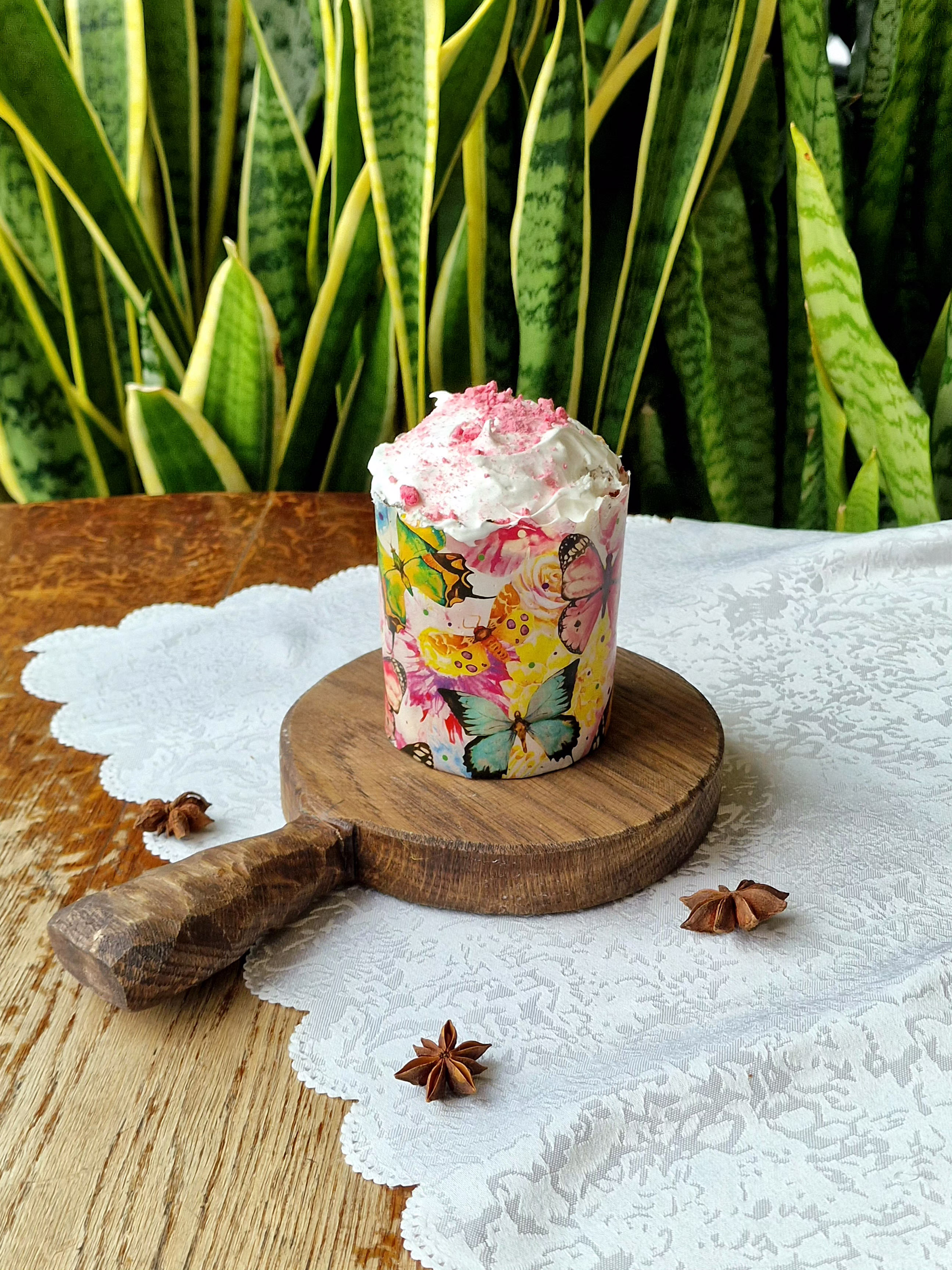 СКИДКА 50 % Кулич на фермерском твороге и изюмом 250 г.