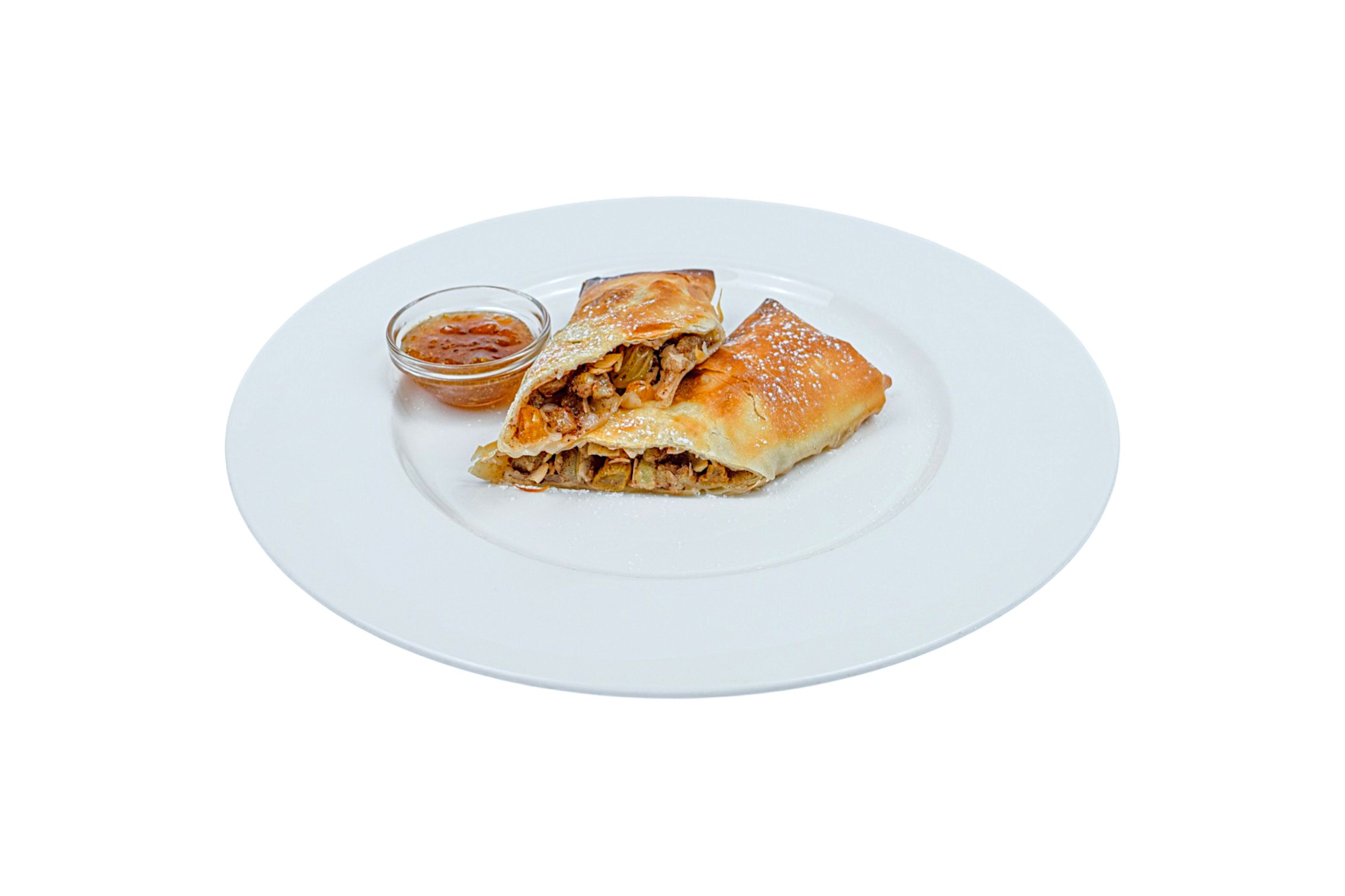 Штрудель с грушей и миндалем