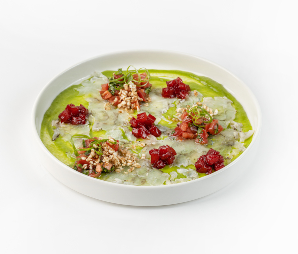 Битая креветка с мармеладом