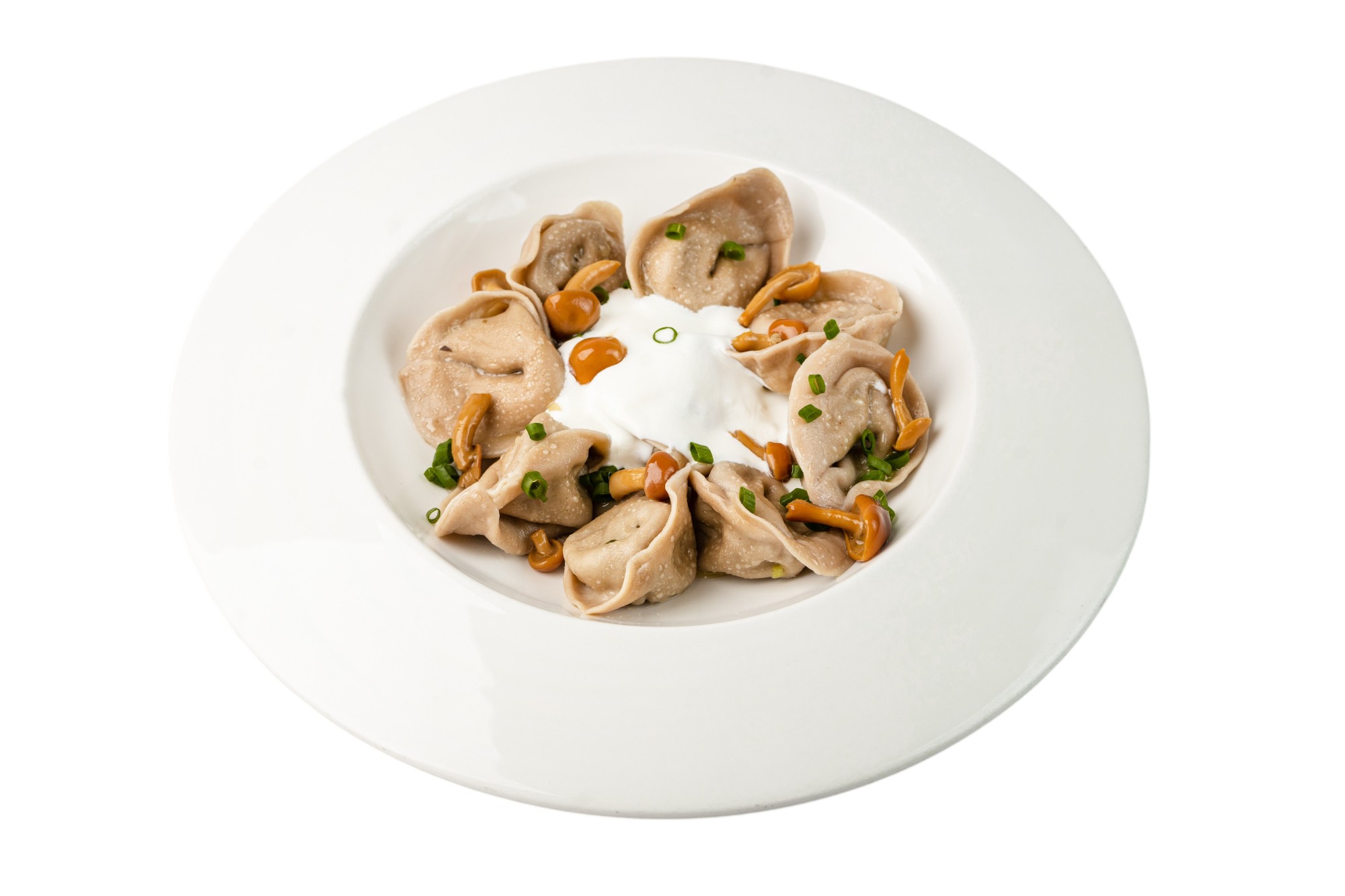 Пельмени с опятами