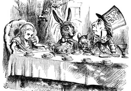 Алиса Кэролла в Саду Босха