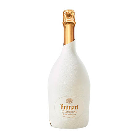 Champagne Ruinart Blanc de Blancs gift wrap