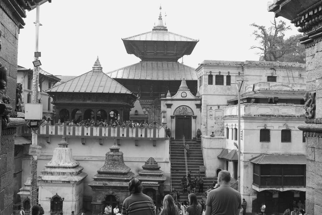 Вид на храм Шивы-Пашупати.