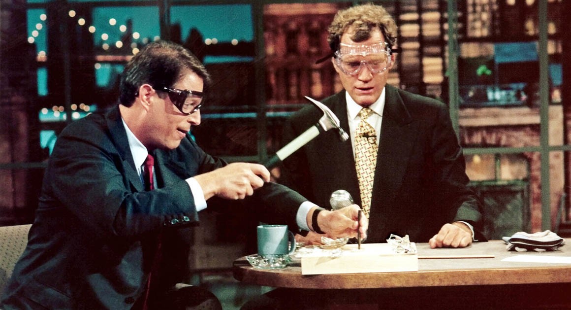 Эл Гор в «Вечернем шоу с Дэвидом Леттерманом», 08.10.1993 г.