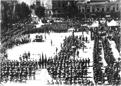 Красная армия в Тбилиси, 1921 г.