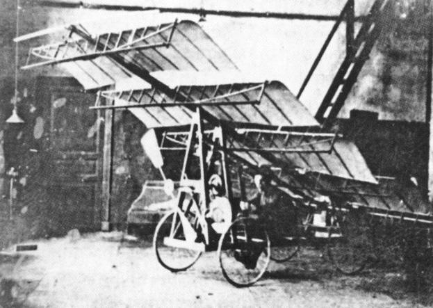  Рис. 5. Пятиплан Е.С. Федорова – первый реально построенный самолет-полиплан в мире 
