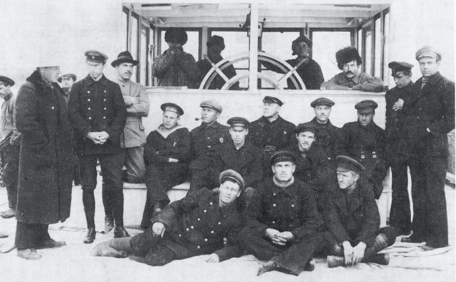 Участники Ленской экспедиции, в белой фуражке – Ф. А. Матисен, 1920 г.