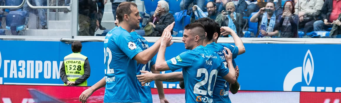 «Зенит» — «Енисей»: петербуржцы громят соперника в заключительном матче сезона