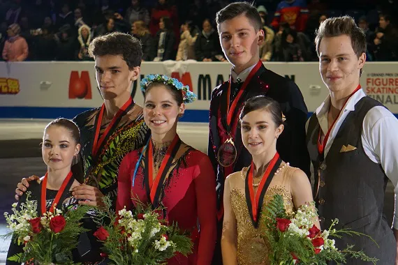 Три российские юниорские пары завоевали все медали