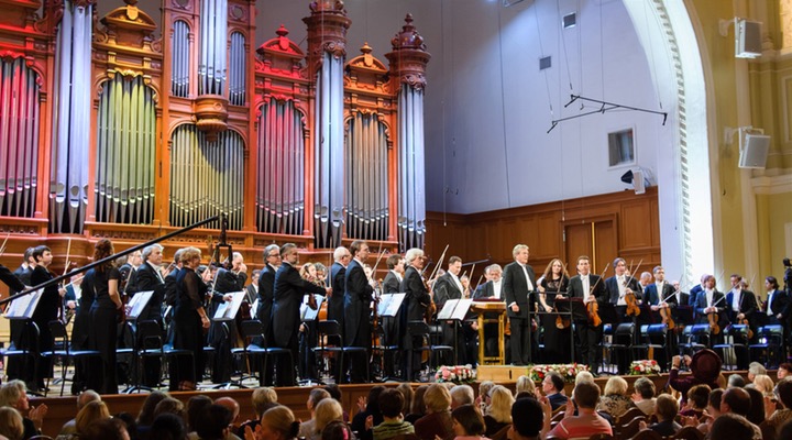 Алексей Кудряшов. Александр Малофеев. Леонид Железный. Государственный академический симфонический оркестр России имени Е. Ф. Светланова