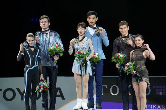 Дарья Павлюченко -- Денис Ходыкин завоевали серебро на "Скейт Америка". Видеоинтервью 