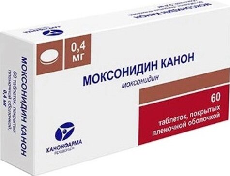 Моксонидин Канон таб 0,4 мг 60 шт