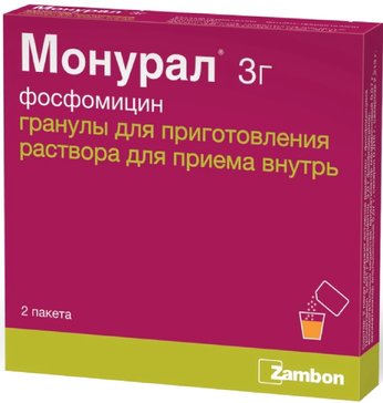 Монурал гранулы для сусп. 3г саше 2 шт
