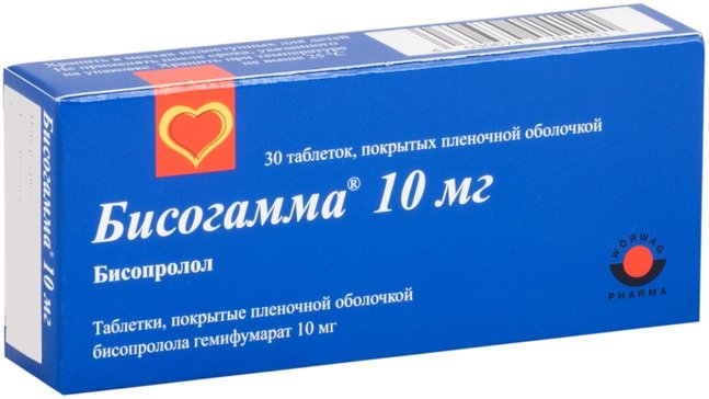 Бисогамма таб 10 мг 30 шт