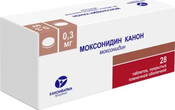 Моксонидин Канон таб 0.3 мг 28 шт