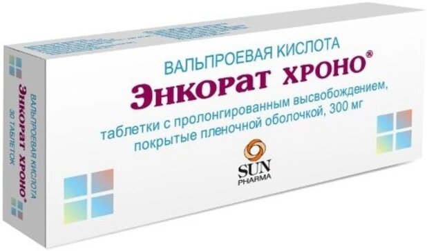Энкорат хроно таб п.об пленочной пролонг. 300мг 30 шт