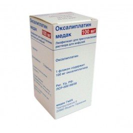 Оксалиплатин медак лиофилизат для приготовления раствора для инф. 100мг фл 1 шт