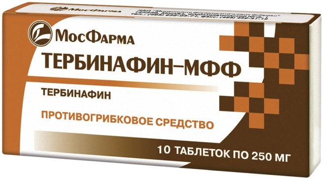 Тербинафин-МФФ таб 250 мг 10 шт