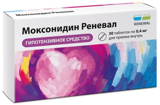 Моксонидин Реневал таб 0,4 мг 30 шт