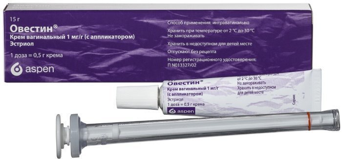 Овестин крем вагинальный 1 мг.г 15 г