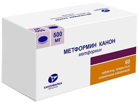 Метформин Канон таб 500 мг 60 шт
