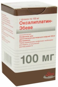 Оксалиплатин-эбеве лиофилизат для приготовления раствора для инф. 100мг фл 1 шт