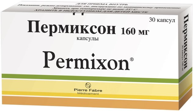 Пермиксон капс 160 мг 30 шт