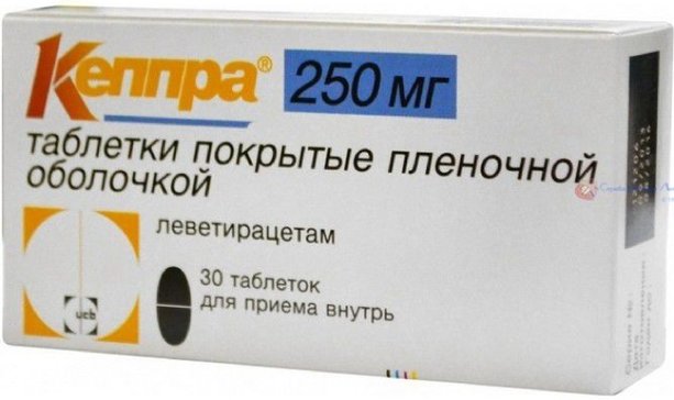 Кеппра таб 250 мг 30 шт