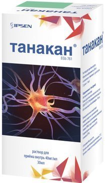 Танакан раствор 40мг.мл 30 мл