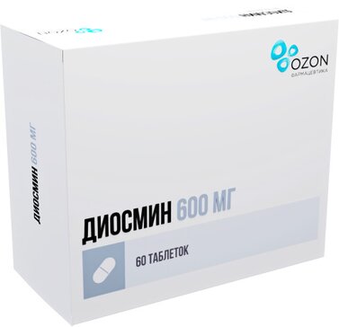 Диосмин таб. 600 мг 60 шт