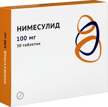 Нимесулид таб 100 мг 30 шт