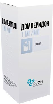 Домперидон суспензия для приема внутрь 1мг.мл 100мл озон