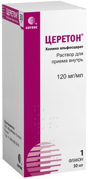 Церетон раствор для приема внутрь 120 мг.мл 30 мл