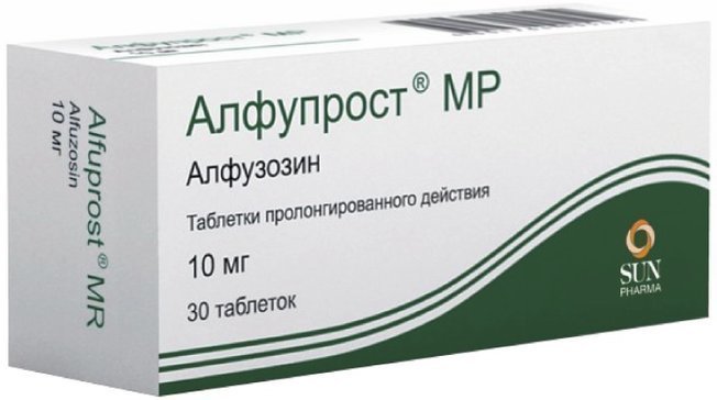 Алфупрост МР таб 10 мг 30 шт