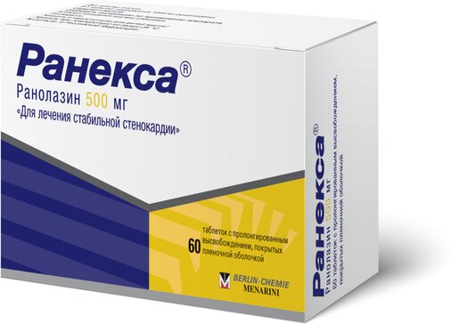 Ранекса таб п.об пленочной пролонг. 500мг 60 шт