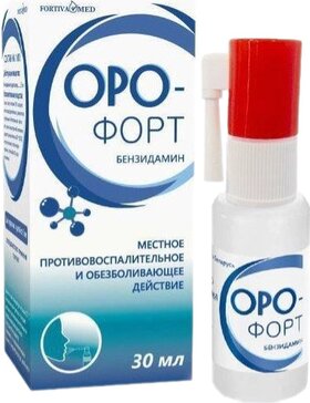 ОРО-форт спрей 1,5 мг.мл 30 мл для местного применения